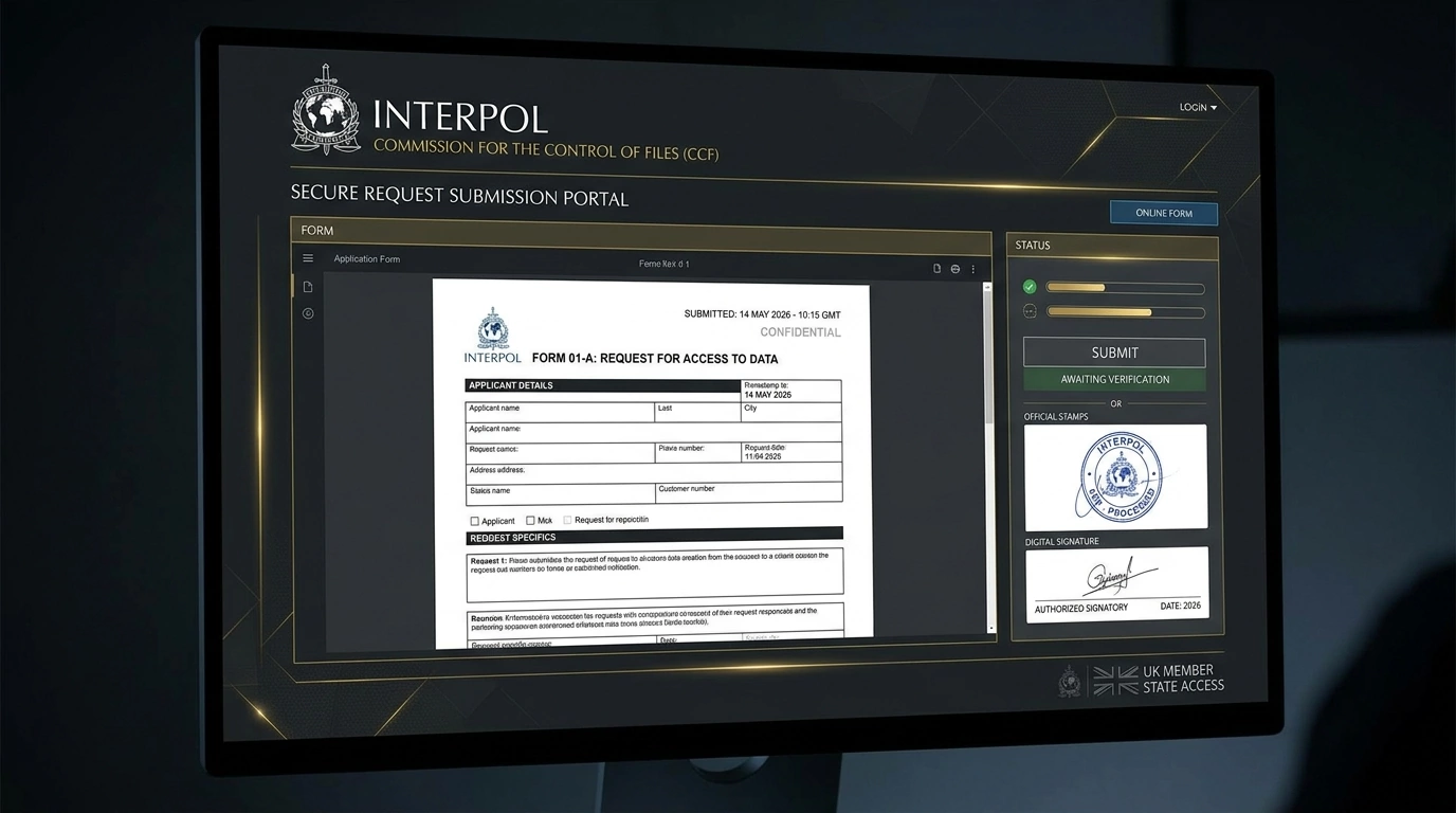 INTERPOL CCF Portal 2026: A Guide for UK Applicants and Solicitors